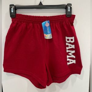Woman's Soffee Bama shorts. University of Alabama. Size M.  NWT